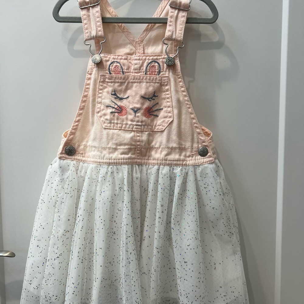 EUC OshKosh Bunny Overalls 4T